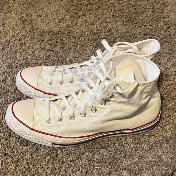 Converse All Stars Classic White High-Top Sneakers - Picture 4 of 11
